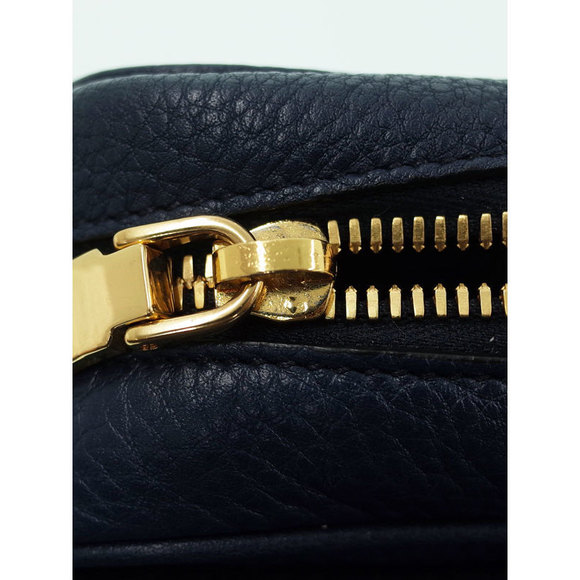 Prada Leather Shoulder Bag Navy - Picture 8 of 9